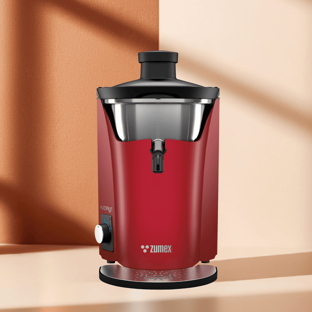 Zumex 08966 Multifruit Commercial Juice Extractor — 0.5 Gallons / Minute, Cherry Color, For Fruits & Vegatables