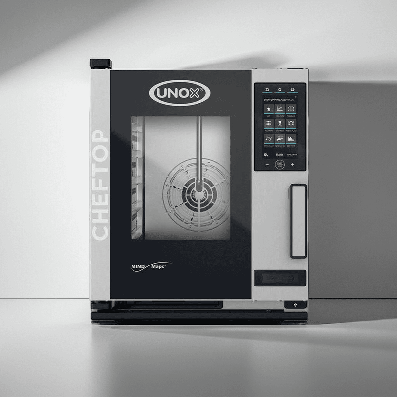 Unox XACC-0513-EPRM Electric Combi Oven — Cheftop MIND.Maps COMPACT PLUS, 5 GN 1/1 trays, Countertop