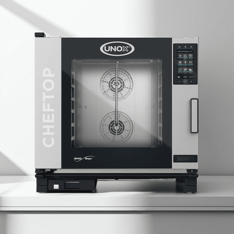 Unox XAVC-06FS-GPRM Gas Combi Oven — Cheftop MIND.Maps PLUS, 6 Full Size 18"x26" trays, Countertop