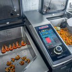 Thumbnail for Rational iVario Pro 2-XS Electric Tilt Skillet — 2 XS-Size Pan, 9 Gallon, 208/240V, Countertop image 2
