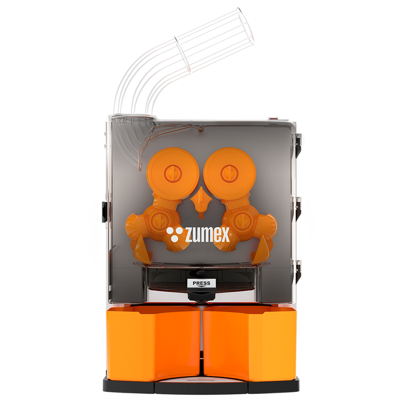 Zumex 04810 Essential Automatic Feed Citrus Juicer — 27 Fruits / Minute, Orange Color, Original System® squeezing system