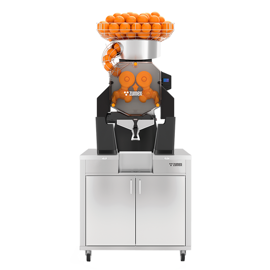 Zumex 08820 Speed Up All-in-One Automatic Feed Juicer — 40 Fruits / Minute, with Wide Mirror Podium
