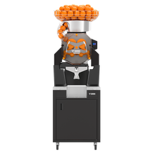 Zumex 09962 Speed S +plus All-in-One Automatic Feed Juicer — 40 Fruits / Minute, Self Service, with Slim Black Podium - image