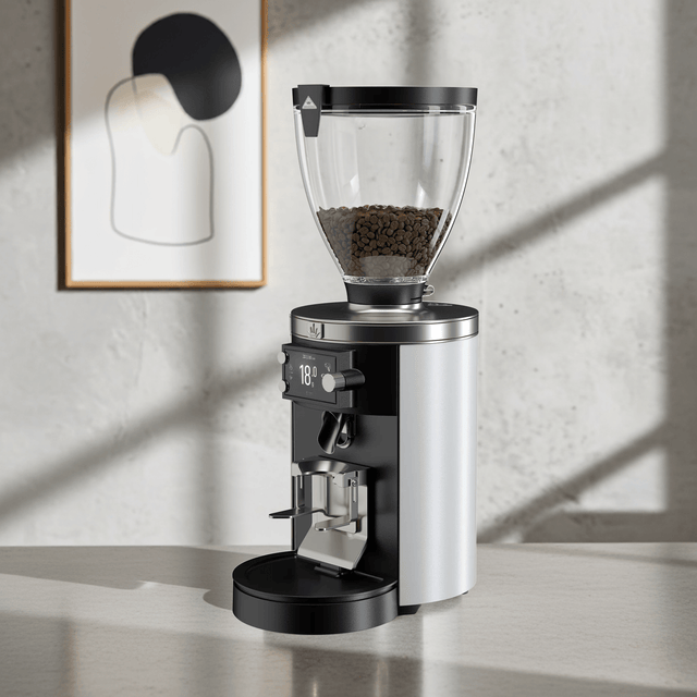 Mahlkönig E80W-GBS Grind-by-Sync Espresso Grinder — White, 110-127 V