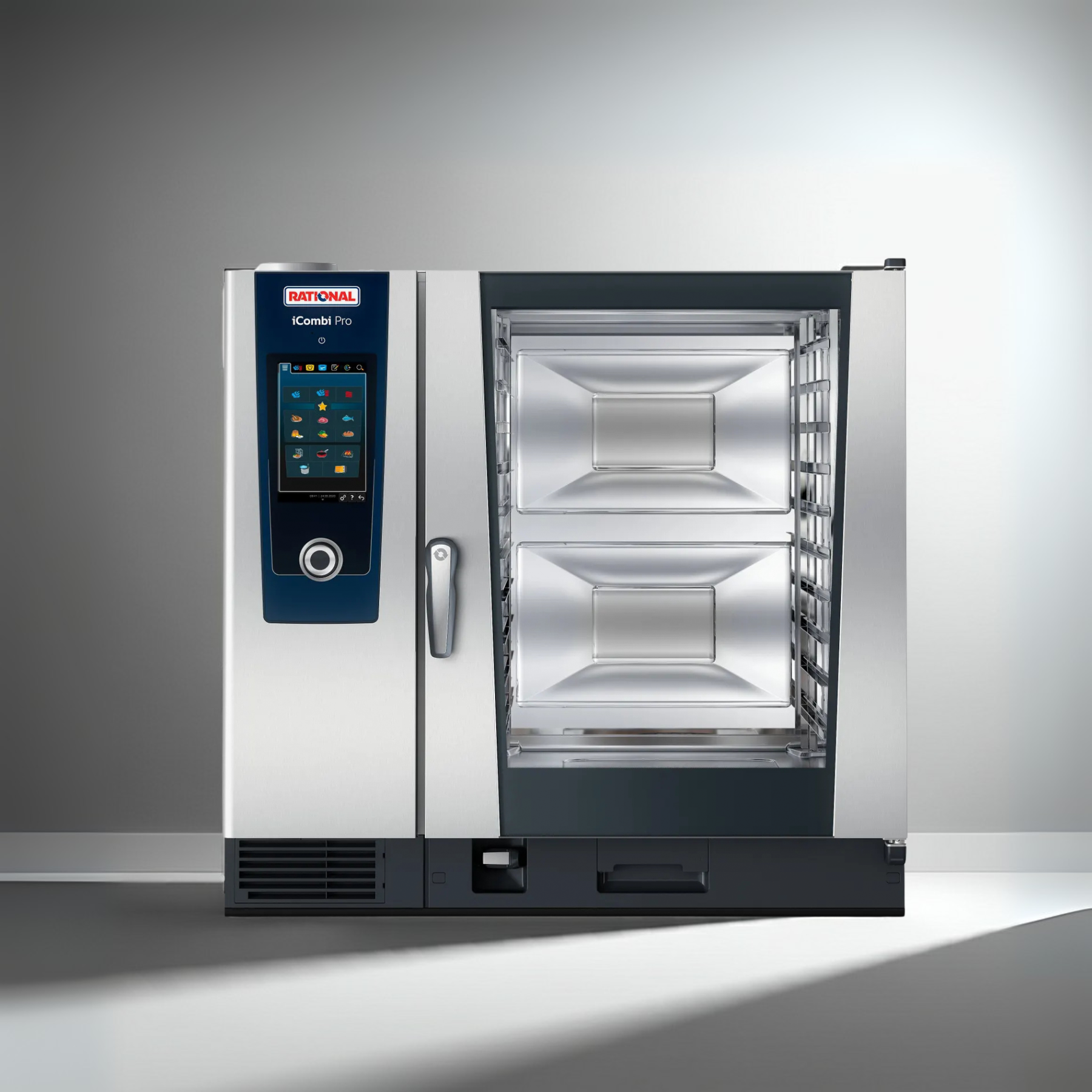 Rational iCombi Pro ICP 10-FULL NG 208/240V 1PH (LM100EG) Natural Gas Combi Oven — 10 Pan, Full-Size, 208/240V, 1 Phase