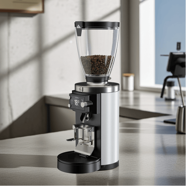 Mahlkönig E65W-GBS Grind-by-Sync Espresso Grinder — White, 110-127 V