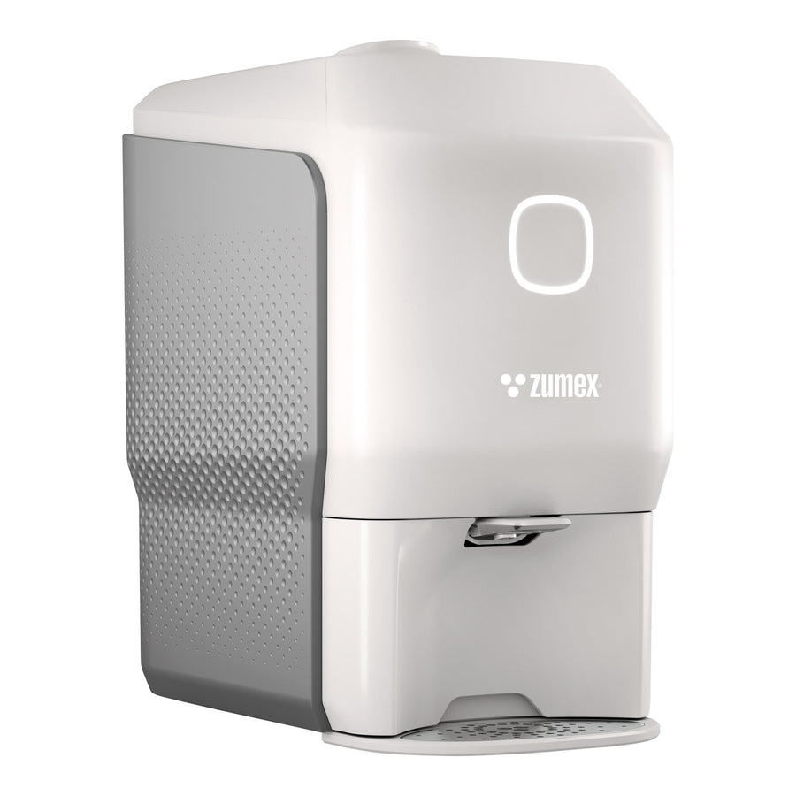 Zumex 10268 Soul Series 2 Compact Commercial Citrus Juicer — 18 Fruits/Minute, White & Smoke Grey Color, Conical System®