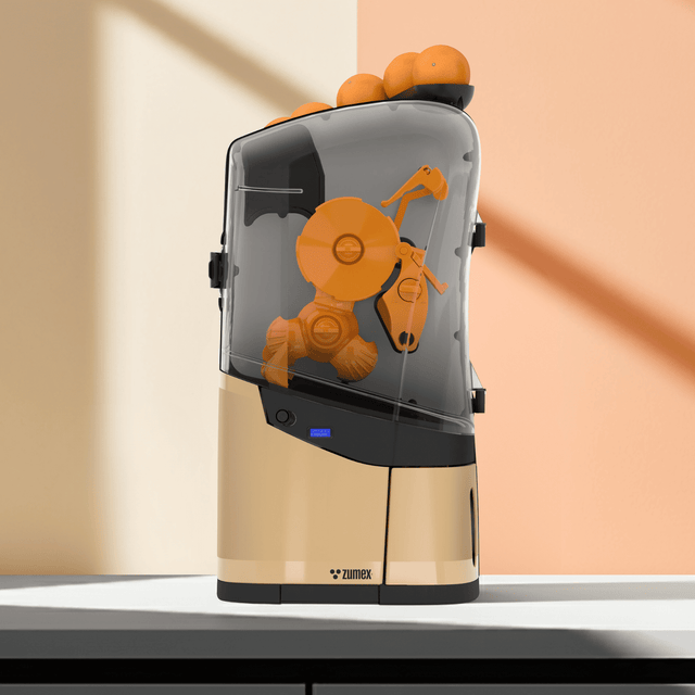 Zumex 04917 Minex Compact Commercial Orange Juicer — 13 Oranges / Minute, Sand Beige Color