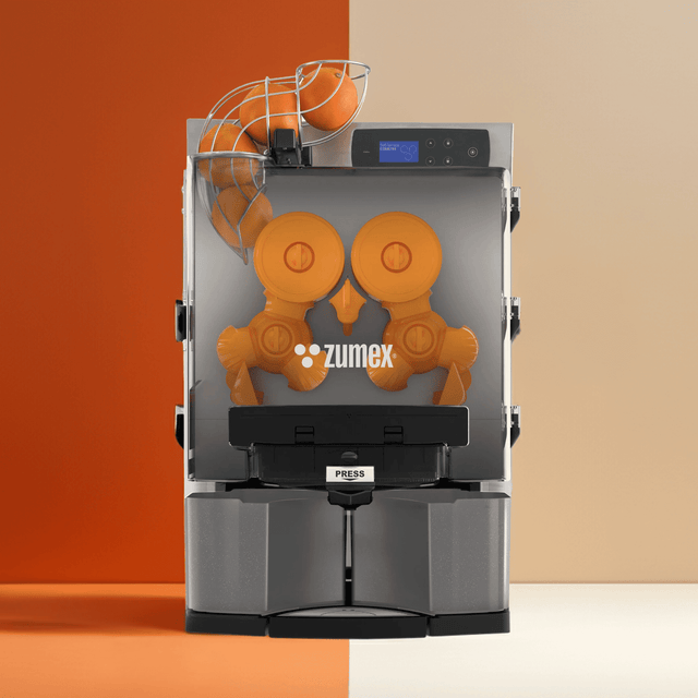 Zumex 12547 Essential Pro Pulpout Automatic Feed Citrus Juicer — 27 Fruits / Minute, Graphite Color, Original System® squeezing system