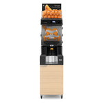 Thumbnail for Zumex 11967 Versatile Star Juice Corner Slim Automatic Feed Juicer — 40 Fruits / Minute, Oiled Oak Color, with Podium image 1