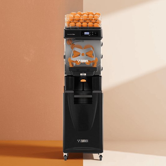 Zumex 11846 Versatile Star All-in-One Slim Automatic Feed Juicer — 40 Fruits / Minute, Black Color, with Podium