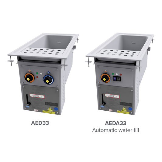 Arcobaleno AED33 Mia Electric Countertop Drop-In Pasta Cooker — 11 Gallon, 230V, 3 phase