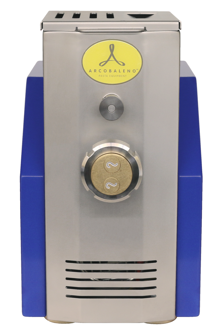 Arcobaleno AEX5 Vita Residential Pasta Extruder and Mixer — 5 Lbs Output/Hr, Countertop, Royal Blue