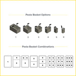Thumbnail 4 for Arcobaleno AED33 Mia Electric Countertop Drop-In Pasta Cooker — 11 Gallon, 230V, 3 phase