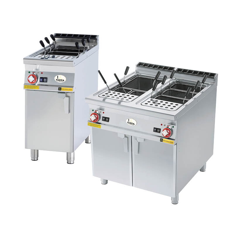 Arcobaleno APCA35D Eva Electric Double Tank Pasta Cooker — 22 Gallon, 208V, 3 Phase, with Automatic Water Refill