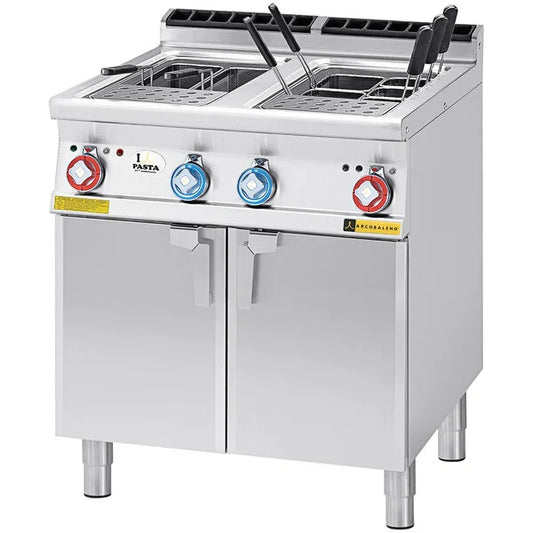 Arcobaleno APCE35D Elettra Electric Double Tank Pasta Cooker — 22 Gallon, 208V, 3 Phase