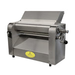 Thumbnail 1 for Arcobaleno ASC420 Lorenza 16 1/2" Countertop Dough Sheeter — with 2 Dough Feed Openings, 2 Stainless Steel Rollers