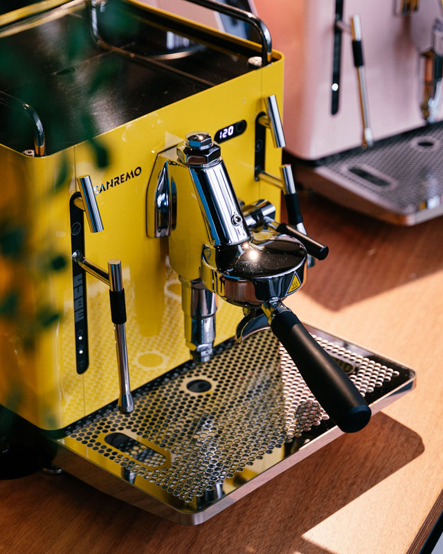 Sanremo Cube R Espresso Machine — Yolk Yellow