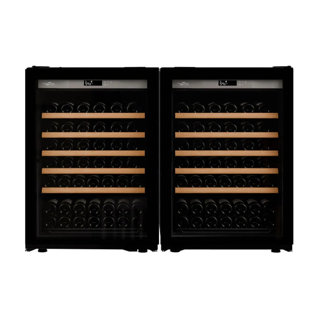 Transtherm by Eurocave Loft Vintage Wine Refrigerator — 148+ Bottle, Side-by-Side, Single-Zone, Full Glass Doors