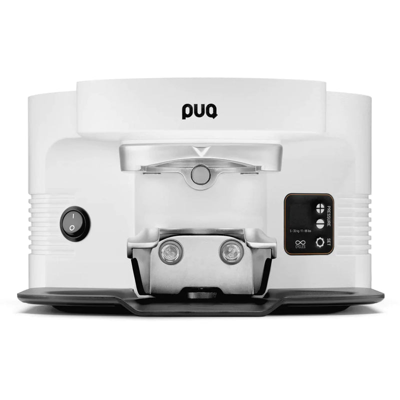 PUQPress M5 58.3 mm for Mahlkönig E80 Automatic Espresso Tamper — White