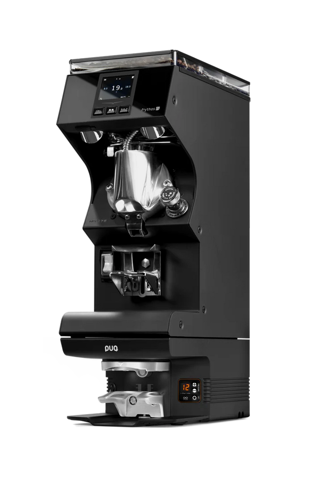 PUQPress M6 58.3 mm for VA Mythos 75 & 85 Automatic Espresso Tamper — Black