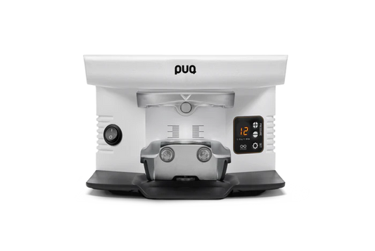 PUQPress M6 58.3 mm for VA Mythos 75 & 85 Automatic Espresso Tamper — White