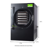 Thumbnail for Harvest Right Home Pro Medium Freeze Dryer — Black, 5 Tray, with Mylar Starter Kit image 3