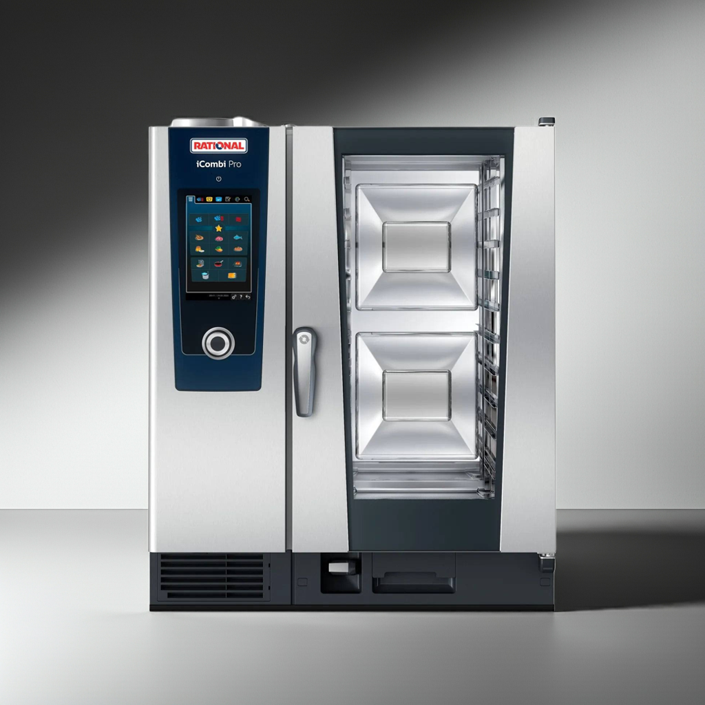 Rational iCombi Pro ICP 10-HALF E 208/240V 3PH (LM100DE) Electric Combi Oven — 10 Pan, Half-Size, 208/240V, 3 Phase