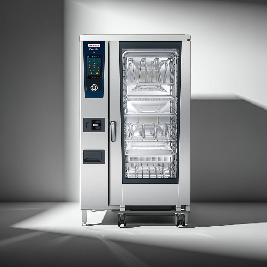 Rational iCombi Pro ICP 20-FULL NG 208/240V 1PH (LM100GG) Natural Gas Combi Oven — 20 Pan, Full-Size, 208/240V, 1 Phase