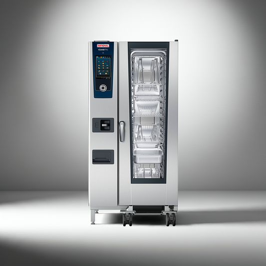 Rational iCombi Pro ICP 20-HALF E 208/240V 3PH (LM100FE) Electric Combi Oven — 20 Pan, Half-Size, 208/240V, 3 Phase