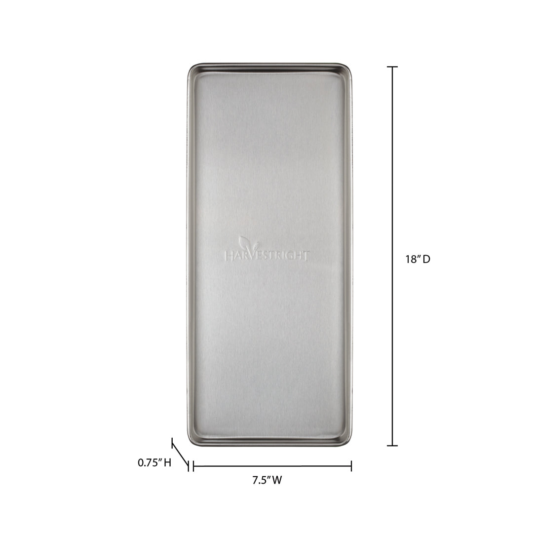 5 x Stainless Steel Trays Medium