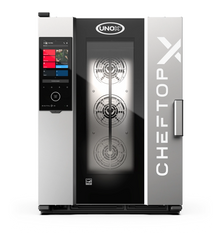 Unox XADA-1011-GXRS Gas Combi Oven — Cheftop-X Digital.ID, 10 GN 1/1 trays, Countertop - image