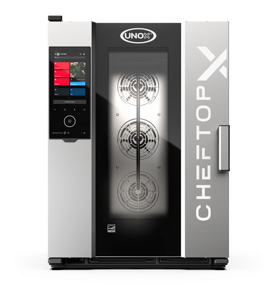 Unox XADA-1011-EXRS-ET Electric Combi Oven — Cheftop-X Digital.ID, 10 GN 1/1 trays, Built-in Ethernet Connection, Countertop