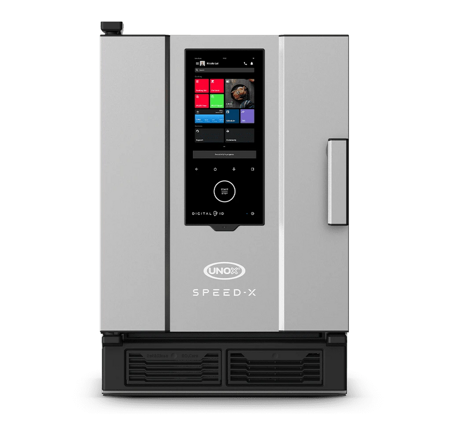 Unox XAPA-0523-EXRS-ET Electric Combi Speed Oven — Speed-X Digital.ID, 5 GN 2/3 trays, Three-phase power supply, Built-in Ethernet Connection, Countertop
