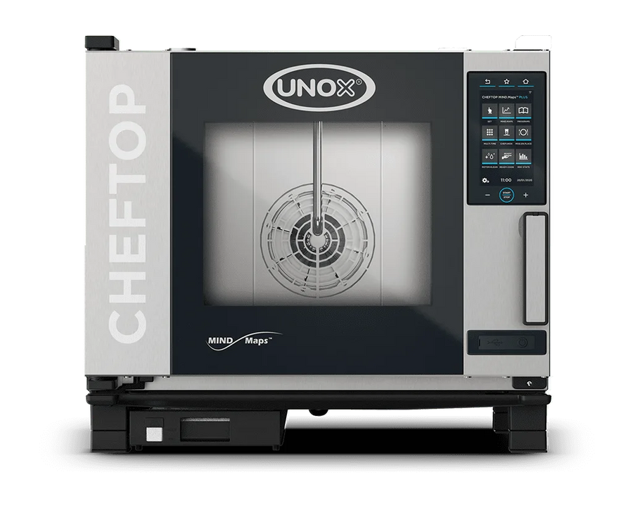 Unox XAVC-0511-EQRM Electric Combi Oven — Cheftop MIND.Maps Convex, 5 GN 1/1 trays, Countertop