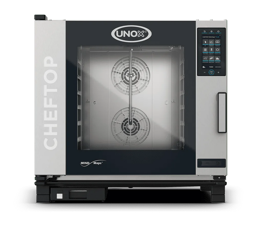Unox XAVC-06FS-EQRM Electric Combi Oven — Cheftop MIND.Maps Convex, 6 Full Size 18"x26" trays, Countertop