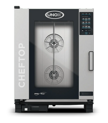 Unox XAVC-1011-GPRM Gas Combi Oven — Cheftop MIND.Maps PLUS, 10 GN 1/1 trays, Countertop - image