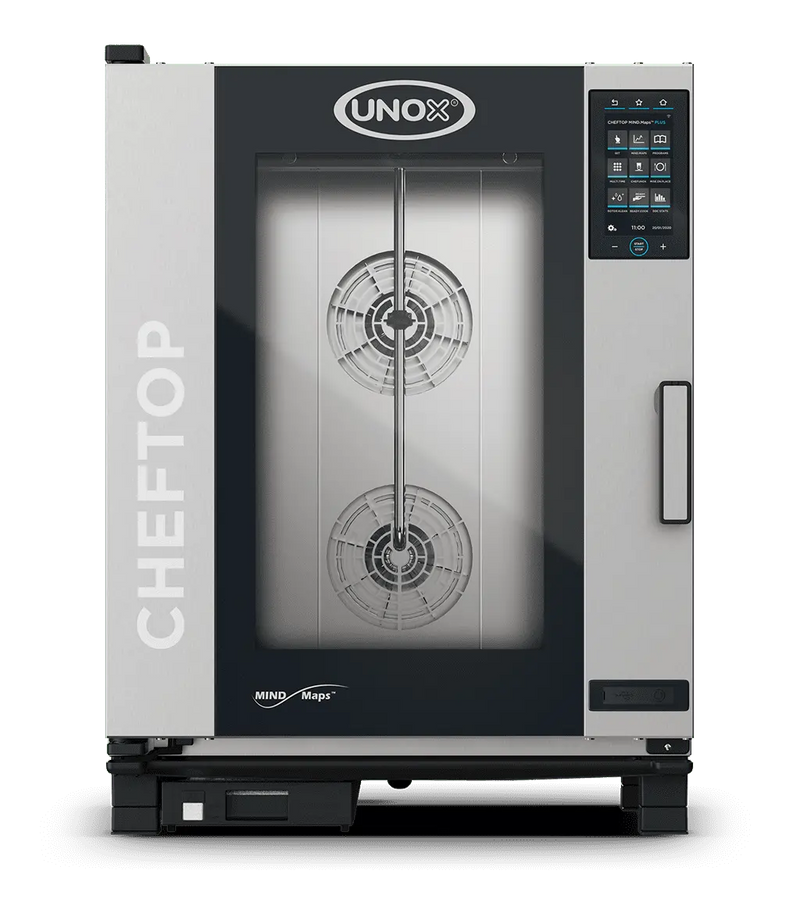Unox XAVC-1011-GPRM Gas Combi Oven — Cheftop MIND.Maps PLUS, 10 GN 1/1 trays, Countertop