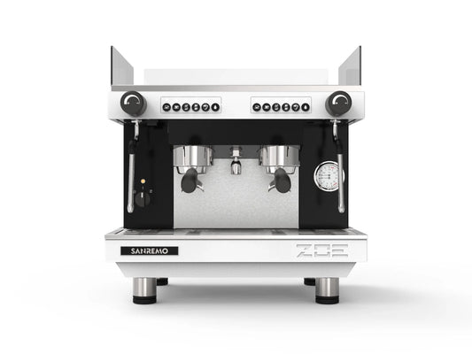 Sanremo Zoe Compact Espresso Machine — White & Black