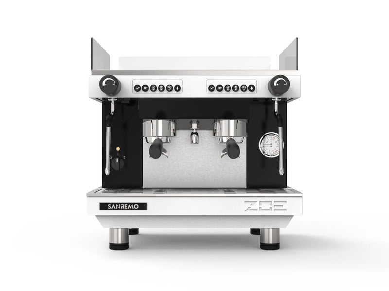 Sanremo Zoe Compact Espresso Machine — White & Black
