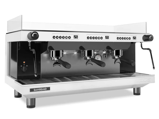 Sanremo Zoe Competition 3 Group Espresso Machine — Standard, White