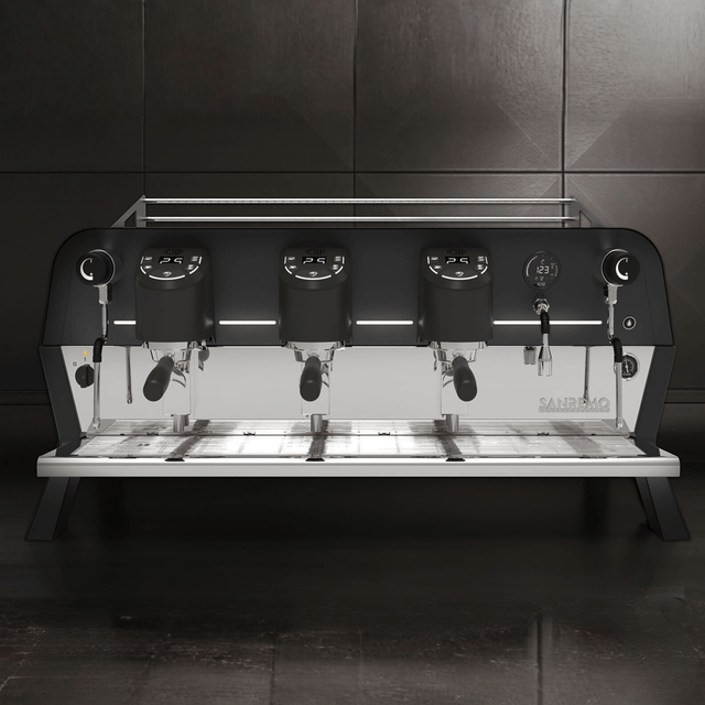 Sanremo F18 SB 3 Group Espresso Machine — Black