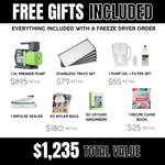 Thumbnail 2 for Harvest Right 6-Tray Large Stainless Steel Home Pro Freeze Dryer with Mylar Starter Kit & Premier Pump