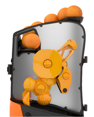 Zumex 04917 Minex Compact Commercial Orange Juicer — 13 Oranges / Minute, Pample Orange Color