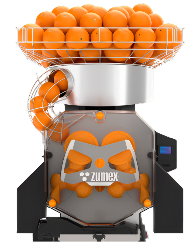Zumex 08842 Speed S +plus All-in-One Automatic Feed Juicer — 40 Fruits / Minute, Self Service, with Tank Podium