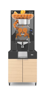 Thumbnail for Zumex 11815 Speed Up Juice Corner Automatic Feed Juicer — 40 Fruits / Minute, with Oiled Oak Podium image 1